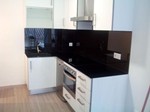 bancada de vidrio templado vitrificado negro