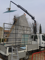 Trabajos en altura con camión grua propio