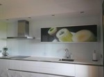 frontal de cocina en vidrio lacobel extrablanco