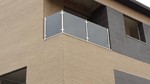barandilla exterior inox + vidrio seguridad gris